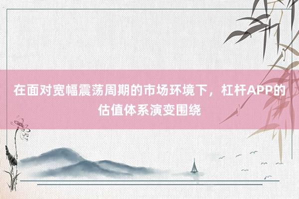 在面对宽幅震荡周期的市场环境下，杠杆APP的估值体系演变围绕