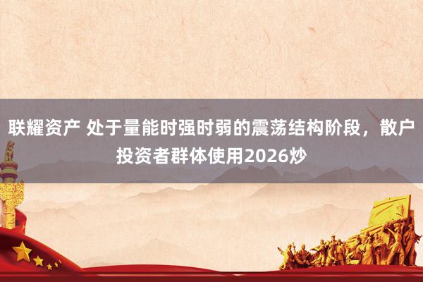 联耀资产 处于量能时强时弱的震荡结构阶段，散户投资者群体使用2026炒